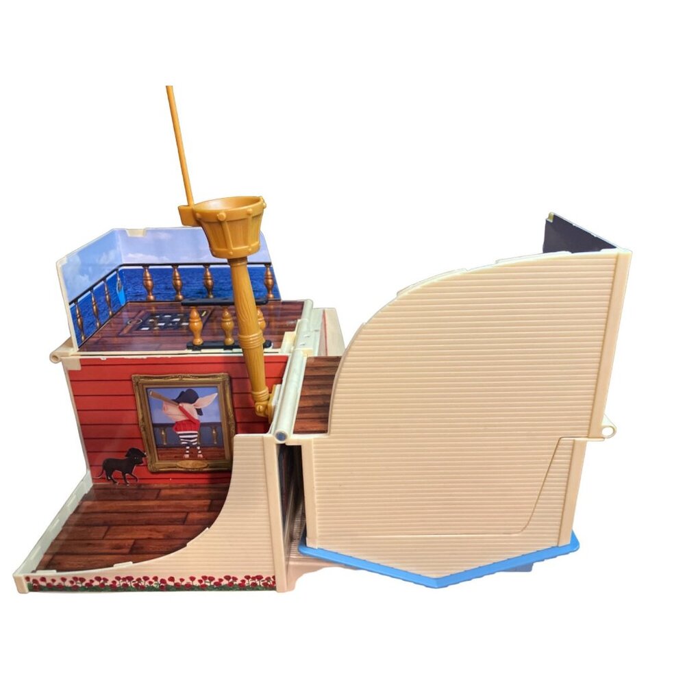 Olivia the Pig 2 in1 Transforming Playset House Pirate Ship W/ Peppa Pig Figures - Picture 4 of 16